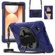 thumbnail image 1 of Funda para Samsung Galaxy Tab A9, Funda Protectora de Silicona Anti-caída + Capa de PC con Asa, Soporte, Correa para el Hombro, Resistente a Golpes, Tres Pruebas, Funda Protectora para Tablet, Azul M, 1 of 10