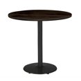 thumbnail image 5 of KFI Studios Urban Loft 2.5' Round Bistro Table, Espresso, Black Base, 5 of 6