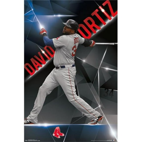 Posterazzi TIARP14041 Boston Red Sox - David Ortiz 2015 Poster Print - 22 x 34 in.