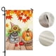 thumbnail image 4 of Bandera de jardín de otoño de 30x45 cm con diseño de calabaza, hoja de arce y motivos de ancianos. Ideal para decorar el hogar, habitaciones o paredes. También disponible en lino., 4 of 7