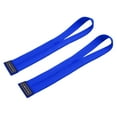 thumbnail image 3 of 2 correas de levantamiento de pesas, vendas de muñeca para gimnasio, vendas de soporte para muñecas con agarre de mano para Azul, 3 of 9