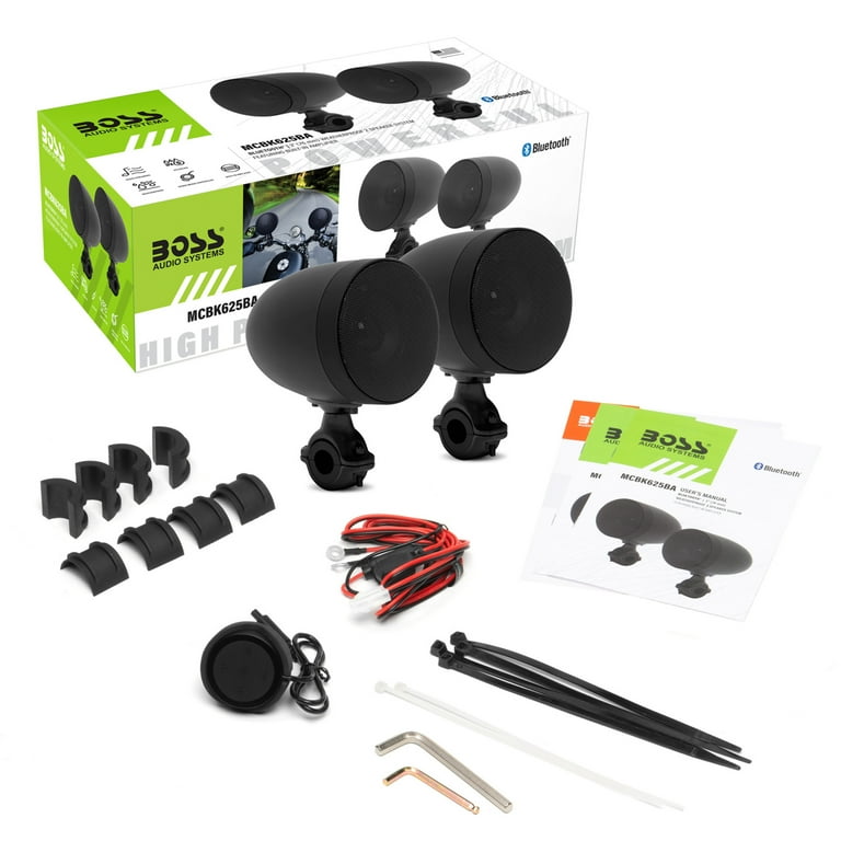 BOSS Audio Systems MCBK625BA Motorcycle Amplified Bluetooth BOSS Audio Systems MCBK625BA Motorcycle Amplified Bluetooth