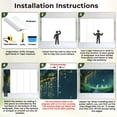 thumbnail image 7 of 69"x98" Wall Mural Peel and Stick Wallpaper Ethereal Forest Fairy Dance Butterfly Fairy Lights Wall Decor Self Adhesive Removable Wall Stickers for Bedroom Living Room, 7 of 7