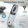thumbnail image 5 of Arctic Air® Pocket Hand Fan, Portable Air Cooler, Dual Cooling Jets, Rechargeable, 3 Speeds, 5 of 14