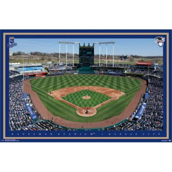 Posterazzi TIARP14048 Kansas City Royals - Kauffman Stadium 15 Poster Print - 22 x 34 in.