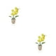 thumbnail image 2 of Flor artificial de tela Inteprter ABS Vivid Realista Reemplazo decorativo Hogar Hotel Oficina Florero para macetas falso Amarillo 2Conjunto, 2 of 6