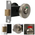 Guyelim bronze door knob Bathroom Door Lock Toilet Partition Lock Public Toilet Indicator Door