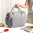 thumbnail image 6 of AUXDIQ 11L Insulated Cooler Bag Leakproof Cooling Tote Thermal Lunch Bag Grey, 6 of 6