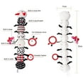 thumbnail image 3 of Baby Toy Musical Caterpillar Multicolor Toy Crinkle Rattle Soft with Ruler Design, Bells and Rattle Educational Einsteins Toy Sensory Toddler Toy Toy for Boys Girls 0 3 6 12+Months, 3 of 7