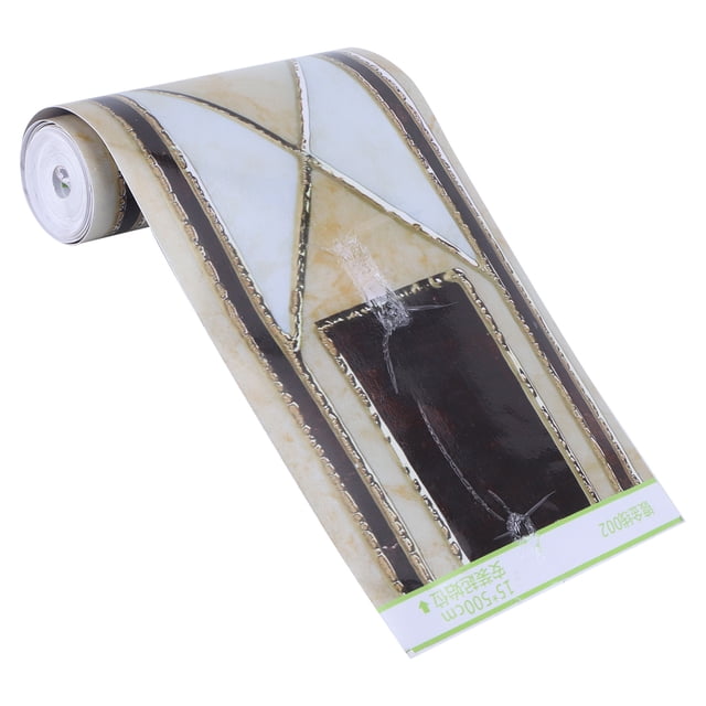 Pegatina de PVC, Papel Tapiz de Material de PVC 15x500 cm Con Decoración del Hogar Para Puertas Espejos para Gabinetes de Pared Para Cocinas