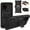 Black(with Holster), variant on Samsung Galaxy S20 6.2" 2020 SM-G980 SM-G980F SM-G980F/DS Military Printed Rugged Heavy Duty Case with Kickstand - Military Moss(Without Holster)