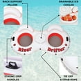 thumbnail image 3 of Pittman Outdoors River Drifter Inflatable Water Float Tube with Ice Chest Cooler, 2 Person, 3 of 6