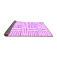 thumbnail image 2 of Ahgly Company Indoor Rectangle Solid Purple Modern Area Rugs, 8' x 10', 2 of 4