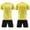 Yellow A4, variant on Edvintorg Boys Outfits Crew Neck Casual Loose Quick Dry Shirts and Shorts 2 Piece Boys Clothing Size 2-13
