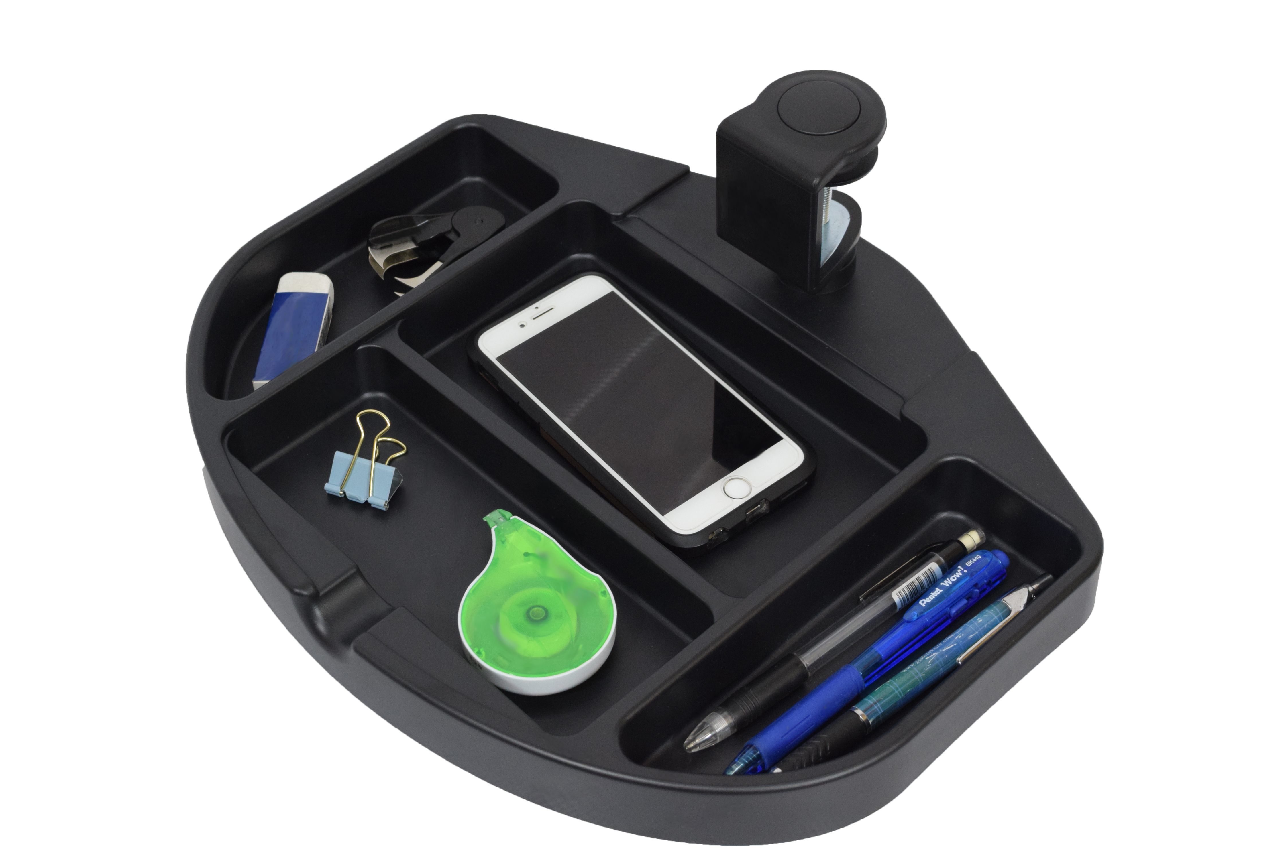 Mobotron Under-desk Mouse Clamp Pad Office Stationery Organizer