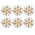 thumbnail image 1 of Juego de 6 uds. De servilleteros de flores, perlas, diamantes de imitación, servilletero, soporte para anillo para boda, fiesta, hogar, cocina, comedor, mesa, accesorios de lino WD.WDQZL Hogar, 1 of 2