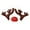 Brown, variant on Puwuzcl Red LED Light-Up Reindeer Antlers & Nose Car Decor - Holiday Christmas Vehicle Decoration for Winter & New Year