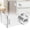 Silver, variant on olkpmnmk Household Cabinet Password Hasp Locks, Cabinet Locks with Combination, Cabinet Lock with Screws, Door Security Slide Latch for Small Barn Doors, Bathroom, Outdoor, Garden, Silver