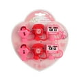 thumbnail image 2 of Cook with Color 6 Piece Silicone Valentine’s Day Straw Topper Set, Reusable Straw Covers for Standard Straws, 2 of 5