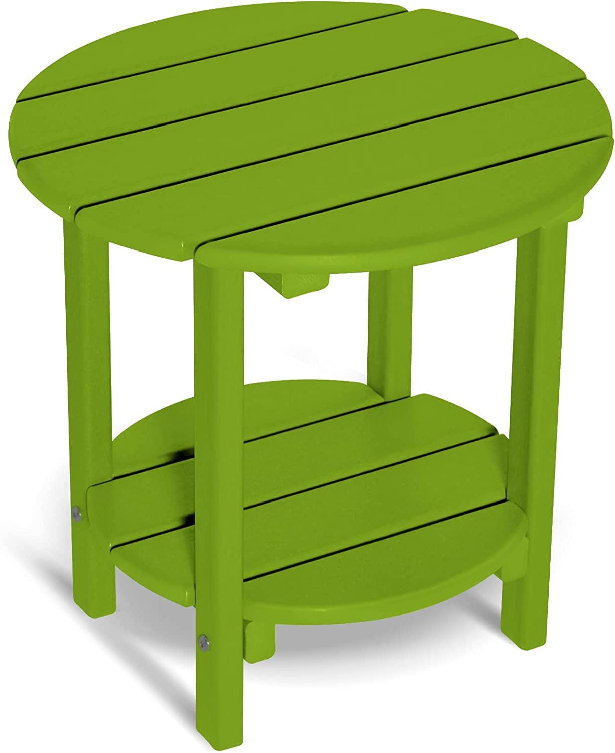 Nalone 2 Tier Outdoor Side Table HDPE Adirondack Table Patio Side