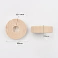 thumbnail image 3 of Abbracc 50 Pcs Roues en Bois Non Finies pour Modèles de Voitures Roues Rondes Peinture Écriture Enfants, 3 of 9