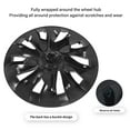 thumbnail image 4 of 4pcs 18in Wheel Hub Cover Fully Wrap Rim Protector forModel 3 2017-2023, 4 of 7