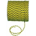 thumbnail image 2 of 3-Strand Twisted Polypropylene Safety Rope, 1490 lbs Tensile Strength, 600 ft. Length x 1/4 in. Width, Yellow/Black, 2 of 2