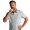 A-Light Gray308, variant on Mens Polo Shirts Casual Summer Short Sleeve Patchwork Plaid Stretch Soft Polo Shirts For Men Versatile Tops