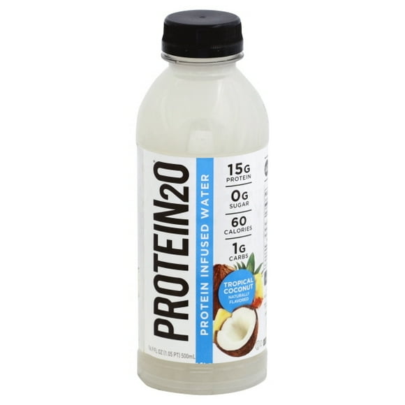 Protein2o Protein Infused Water Tropical Coconut, 16.9 FL OZ