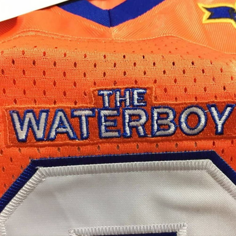 Youi-gifts Waterboy Football Jersey Stitched #9 Bobby Boucher 50th Anniversary Movie Jerseys S-xxxl, Adult Unisex, Size: Large, Orange