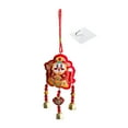 thumbnail image 6 of Plush Pendant 2025 New Year Hanging Pendant with Hook Year of Snake Auspicious Cartoon Lion Tassel Tree Window Car Decoration Chinese Style Pendant, 6 of 8