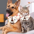 thumbnail image 4 of Valentine's Day Breathable Chiffon Yarn Pet Scarf Pack of Two - Translucent Light Collars 40.6x40.6x58/16x16x22.8in & 53.3x53.3x76.2/20.9x20.9x30 in, 4 of 5