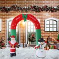 thumbnail image 4 of Christmas Arch Santa Snowman LED Archway Suministros festivos para Año Nuevo Shop Mall Hugtrwg Para estrenar, 4 of 9