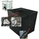 thumbnail image 3 of Tapa del tanque de agua Cubierta protectora IBC - Negro - La tapa superior y la válvula están desbloqueadas - Para tanque de 1000L - Lona para la cubierta del tanque IBC - Antitejido - 120x100x116cm JAMW Sencillez, 3 of 5