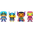 thumbnail image 2 of POP! Blacklight : Marvel Lot de 4 Captain America / Iron Man / Thor / Doctor Strange, 2 of 3