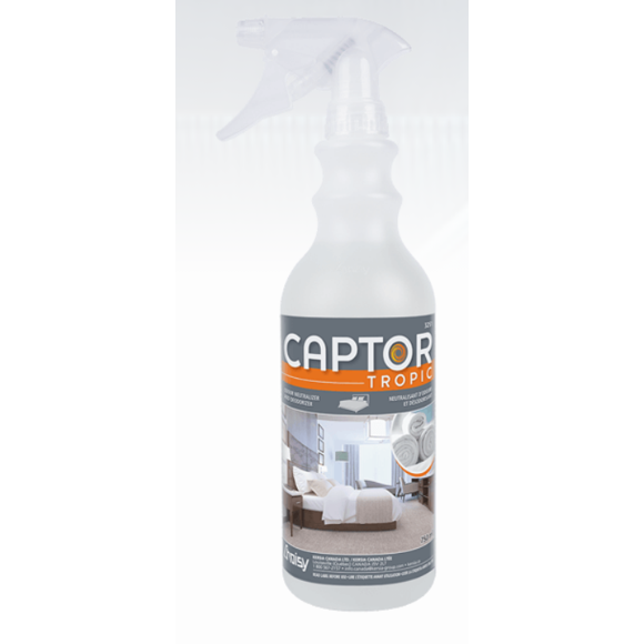 Captor Tropical, Neutralisant d'Odeurs et Désodorisant, 750 ml