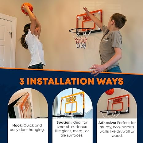 Nero Sport All-Weather Plexiglass Mounted Basketball System (Indoor)