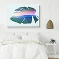 thumbnail image 2 of PixonSign Canvas Print Wall Art Double Exposure Monstera Leaf & Mountain Nature Wilderness Illustrations Modern Art Contemporary Scenic Multicolor for Living Room, Bedroom, Office - 24x36, 2 of 4