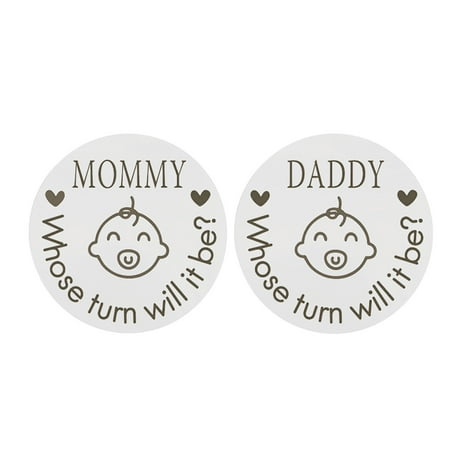 

Home Decor 2PC Decision Coin Gift For New Parents Pregnancy Baby Mom And Dad Women Men The First