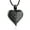 Black, variant on Cremation Heart Urn Necklace Ashes Jewelry for Women Men Keepsake Pendant Memorial Locket Ash Holder