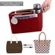 thumbnail image 3 of Qarigey Organizador De Maquillaje Multifuncional Conveniente Y Práctico Neceser De Viaje De Fieltro Bolsas De Inserción De Fieltro Rojo M Type3 NO3, 3 of 6