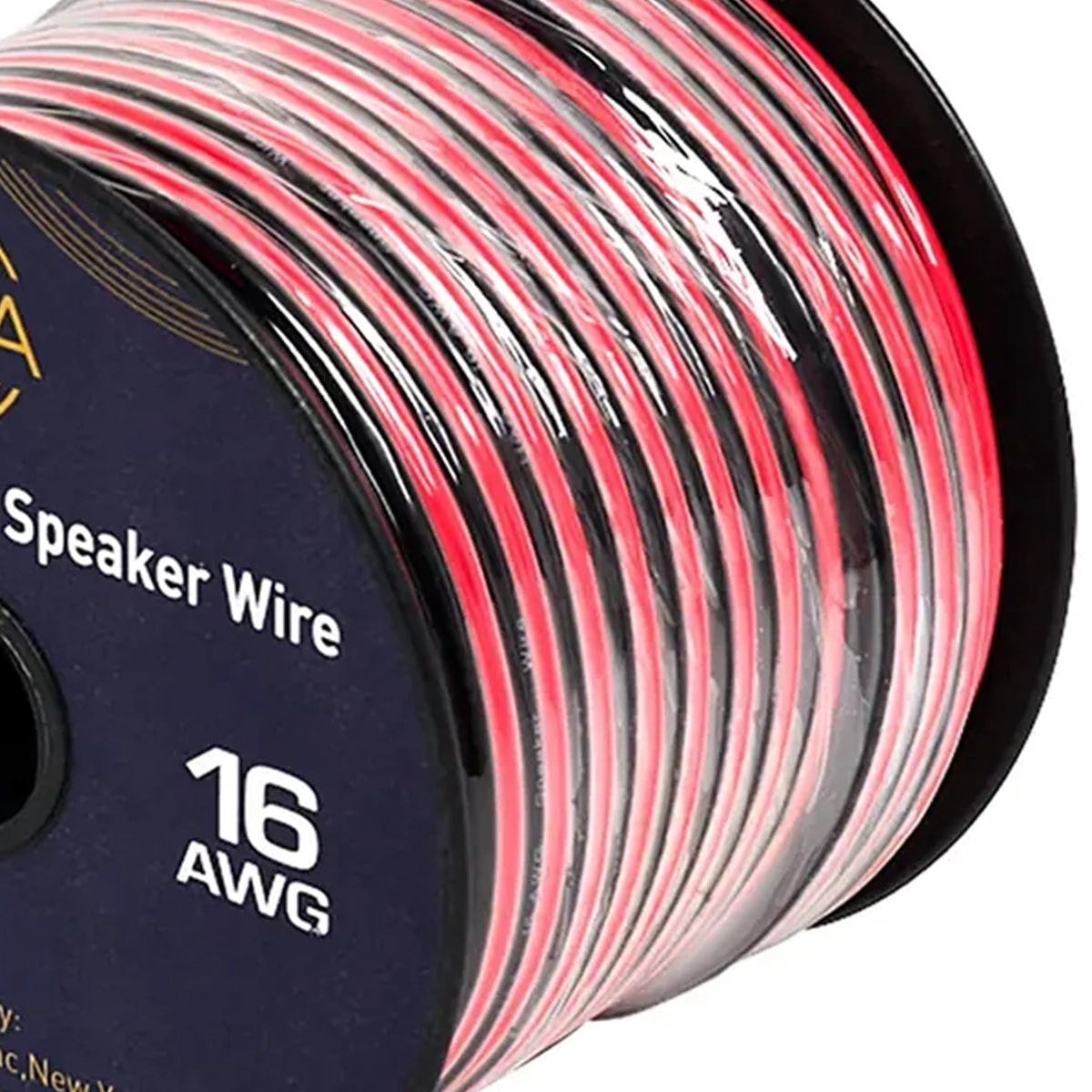 H&A 16 AWG Speaker Wire Cable (100' Spool)