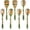 Green Spoon-7pcs, variant on 7 count Pakkawood Kitchen Utensils Set for Cooking, Wooden Spoons for Cooking, Safe , Non-Stick, Wooden Utensil for Cooking,Wooden Cookware Set, Housewarming Kitchen Gifts, Green