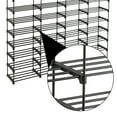 thumbnail image 3 of CREATIVE HOBBIES 10-Tier Shoe Rack, Storage Storage Organizer, Holds up to 80 Pairs, Metal Frame, Non-Woven Fabric, for Living Room, Hallway, 67"D x 11.75"W x 68.25"H, Black, 3 of 7