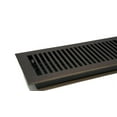 thumbnail image 3 of Madelyn Carter Contemporary Vent Cover, Solid Cast Brass Interior Controls Air Flow, 2 x 10 inches (Overall Face: 3.75 x 11.5 inches), Oil Rubbed Bronze, 3 of 9