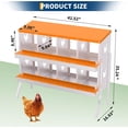 thumbnail image 1 of Poulailler à 8 Trous avec Ventilation, Acier Galvanisé pour Poules et Canards, 1 of 7