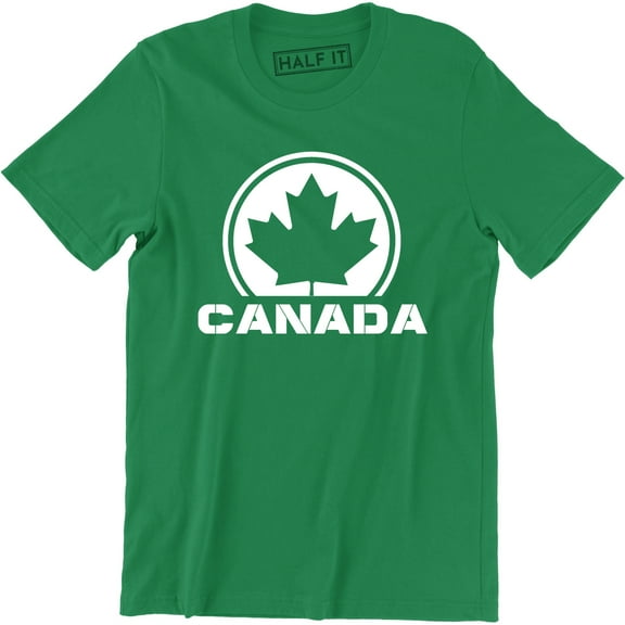 Canadian Maple Leaf Flag - Canada National Flag Retro Football Men's T-Shirt
