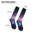 thumbnail image 2 of Fotbe Planets Stars And Galaxies1 Calcetas Divertidas Estampadas para Hombre y Mujer, Calcetas de Algodón hasta la Rodilla para Caminar, Correr, Enfermería y Embarazo, 2 of 6