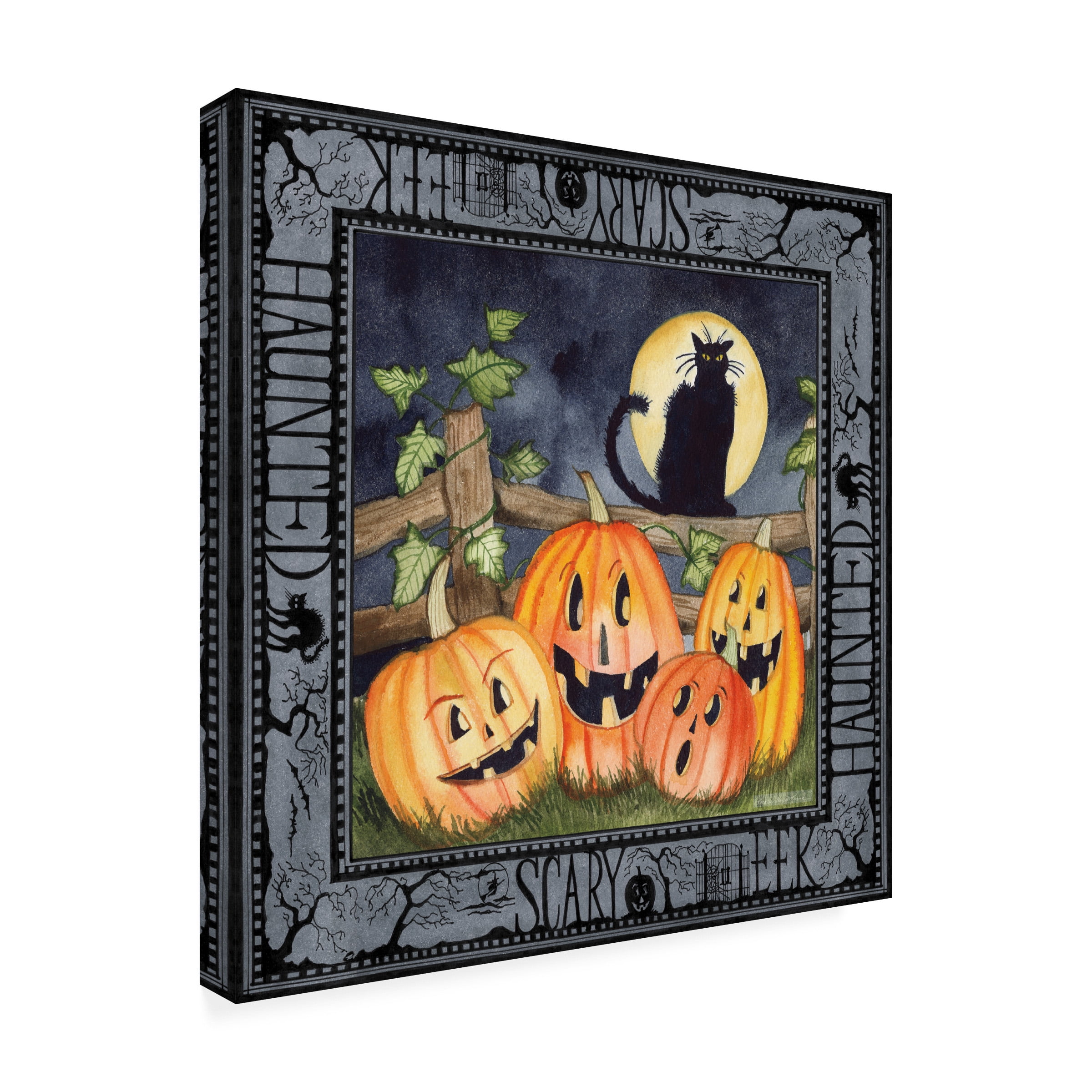 Trademark Fine Art 'Haunting Halloween Night I' Canvas Art by Kathleen Parr McKenna