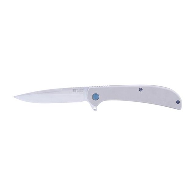 Sunex SUNAMK4117 Couteau Pliant Ultramince en Acier Inoxydable D2 2,7 Po, Gris Titane